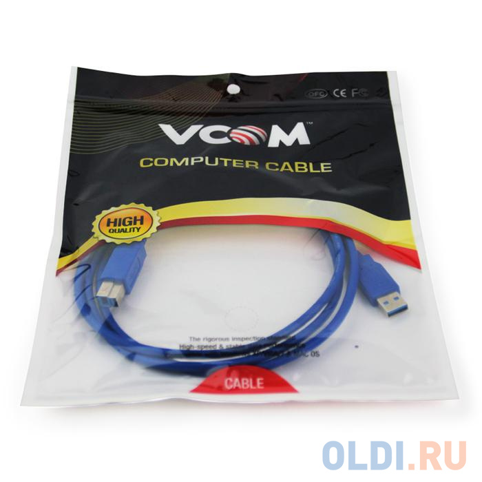 Кабель соединительный  VCOM USB3.0 Am/Bm 1,8m (VUS7070-1.8M) в Москвe