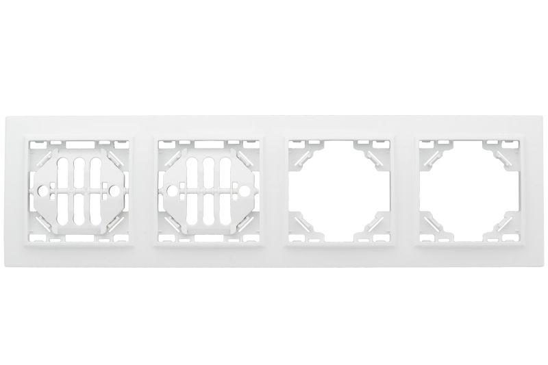 Рамка 4-м Минск горизонтальная бел. Basic EKF ERM-G-304-10 в Москвe