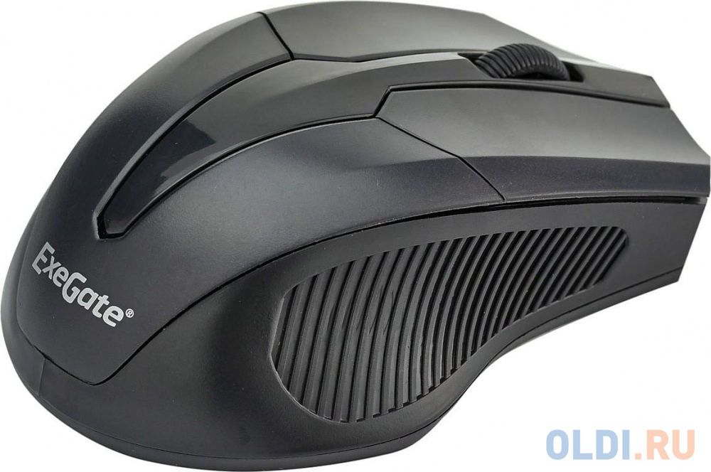 Exegate EX280436RUS Беспроводная мышь Exegate SR-9034 <black, optical, 4btn/scroll, 1600dpi, USB> Color box в Москвe