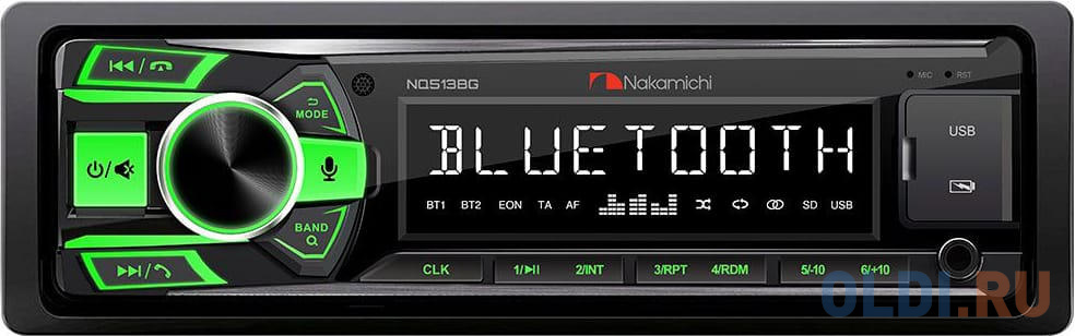 Автомагнитола Nakamichi NQ513BG 1DIN 4x50Вт в Москвe