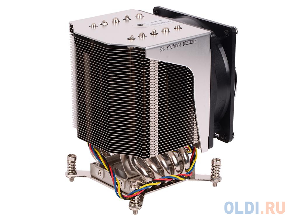 Радиатор с вентилятором SuperMicro SNK-P0050AP4 4U UP, DP Servers, LGA2011, Square and Narrow ILMs, 93x126x105