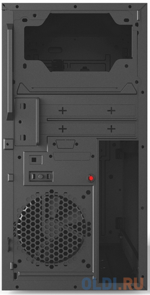 Корпус microATX Powerman EK303BK Без БП чёрный