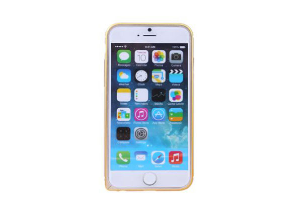 Чехол-бампер Ainy для APPLE iPhone 6 Plus Gold QC-A014L