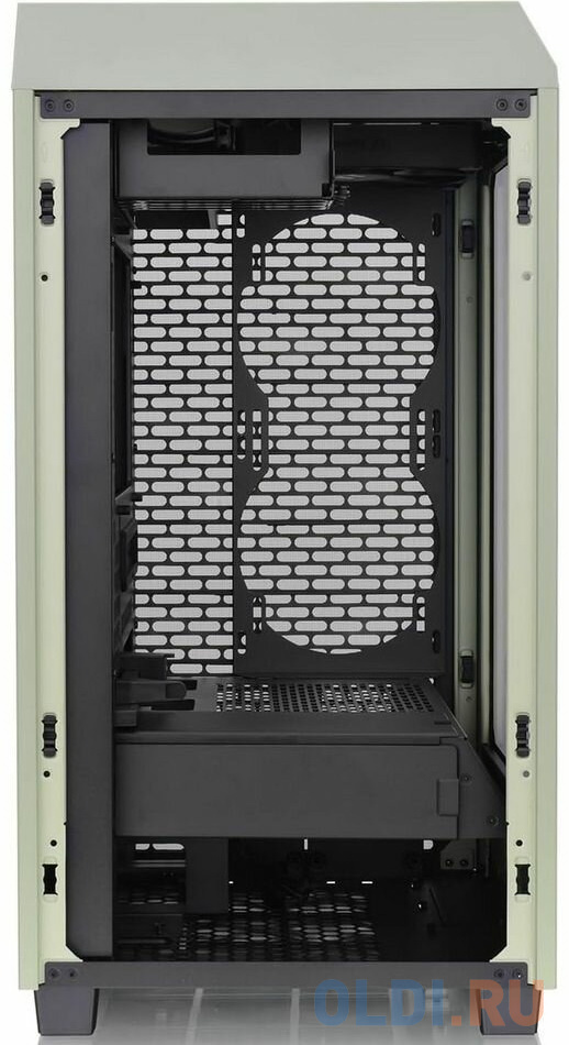 Корпус Thermaltake The Tower 200 Matcha Green /Matcha Green/Win/SPCC/Tempered Glass*1/CT140 Fan*2/Color Box в Москвe