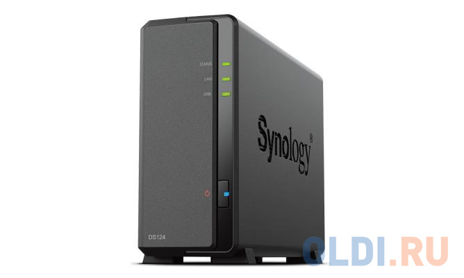 СХД настольное исполнение 1BAY NO HDD DS124 SYNOLOGY