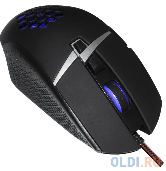 Exegate EX289490RUS Мышь ExeGate Gaming Standard Laser GML-14 (USB, лазерная, 1000/1200/3000/4000dpi, 8 кнопок и колесо прокрутки, длина кабеля 1,5м,