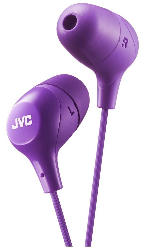 Наушники JVC HA-FX38-V-E фиолетовый