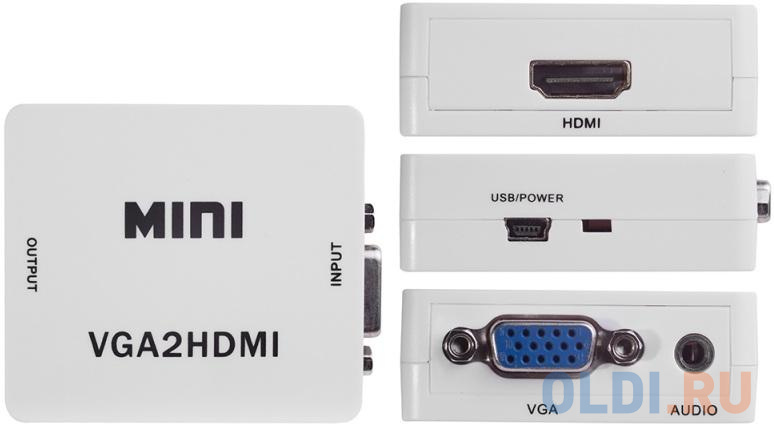 Greenconnect Мультимедиа professional конвертер HDMI > VGA серия Greenline в Москвe