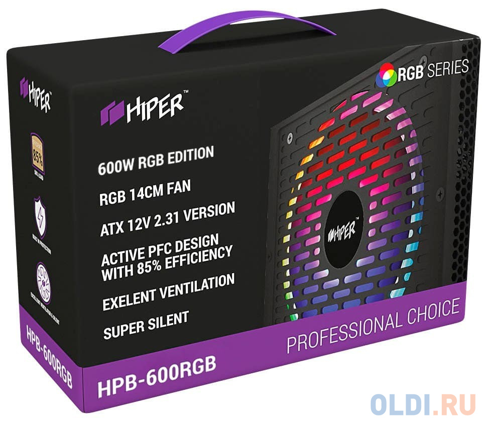 Блок питания HIPER HPB-600RGB 600 Вт в Москвe