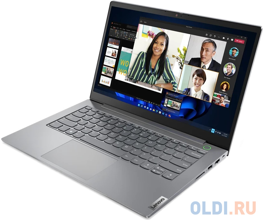 Ноутбук 14" IPS FHD LENOVO ThinkBook 14 G4 ABA gray (Ryzen 5 5625U/16Gb/512Gb SSD/VGA int/FP/W11Pro) (21DH00AKAU)