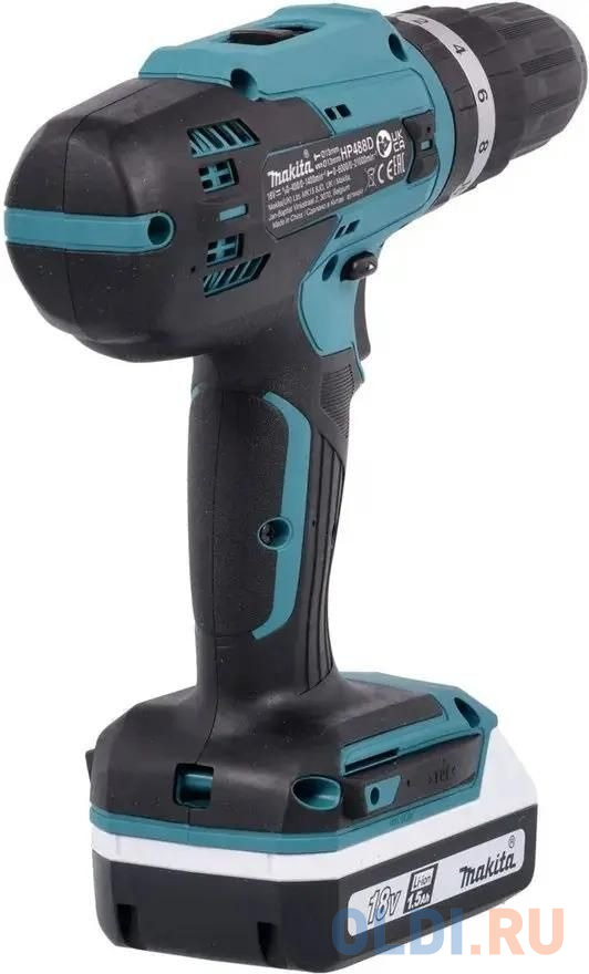 Дрель-шуруповерт Makita HP488D009 аккум. патрон:быстрозажимной (кейс в комплекте)