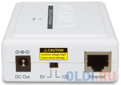 Gigabit IEEE802.3at High Power PoE  Splitter - 5V/12V