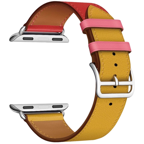 Ремешок Lyambda Maia для Apple Watch, кожа, цветной (LWA-03-44-RY)