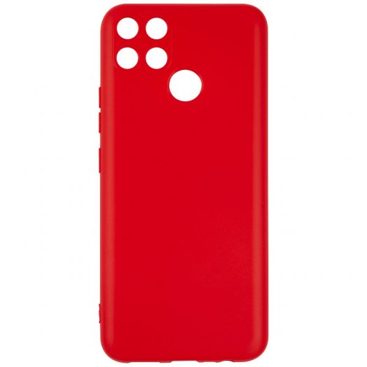 Чехол-накладка Red Line Ultimate для смартфона Realme C25/C25s, силикон, красный (УТ000026559)