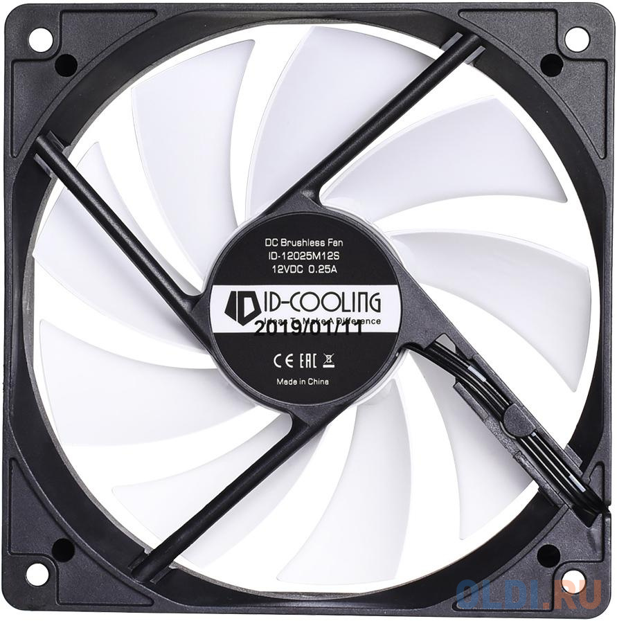 Fan ID-Cooling FL-12025 / White blade/ 3pin