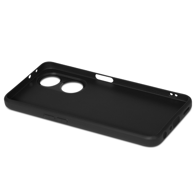 Чехол DF для Oppo A1 5G / A98 5G Silicone Black oCase-14 в Москвe