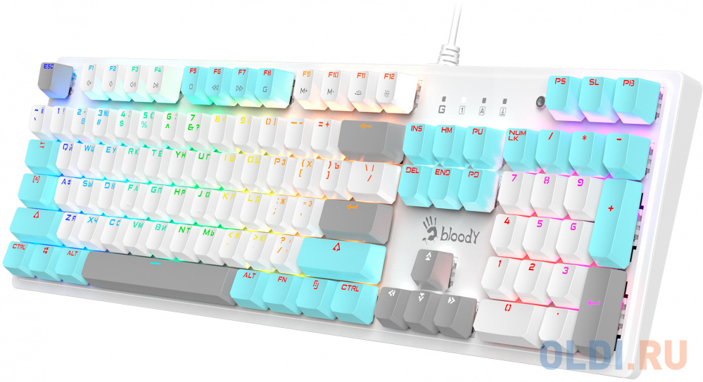 Клавиатура A4TECH Bloody S510R White USB в Москвe