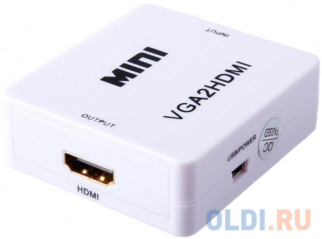 Мультимедиа  конвертер VGA  to HDMI Greenconnect серия Greenline GL-v122 в Москвe