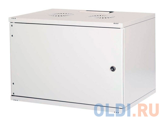 Шкаф коммутационный Lande NetBox Soho (LN-SH12U5460-LG-F0-2) настенный 12U 540x600мм пер.дв.металл задн.дв.стал.лист несъемн.бок.пан. направл.под закл в Москвe