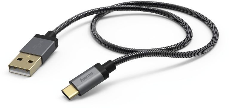 Кабель USB Type-C-USB2.0(AM), Hama, 1.5м, черный (00173636)