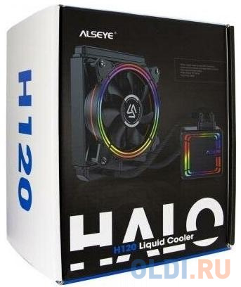 H120 TDP 135W (при T воздуха 45 С), Universal Platfrom PWM Single 5colors+ LED fan RTL {8}