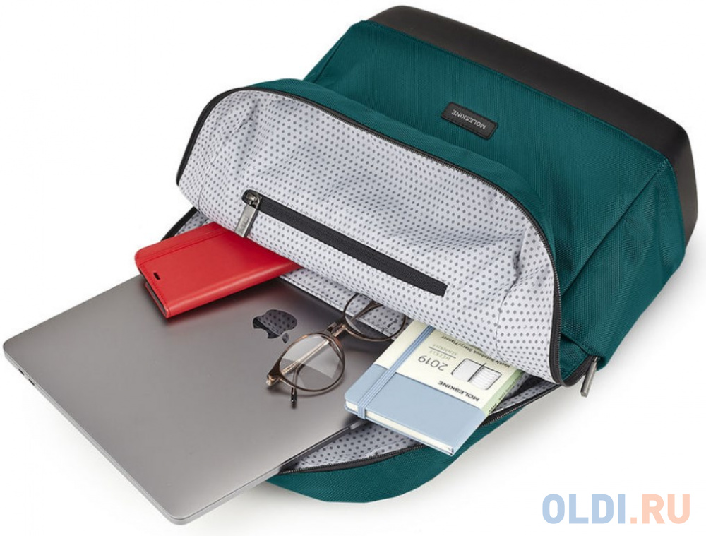 Рюкзак Moleskine THE BACKPACK TECHNICAL WEAVE (ET20SCC034BKK7) 32x41x13см полиамид зеленый в Москвe