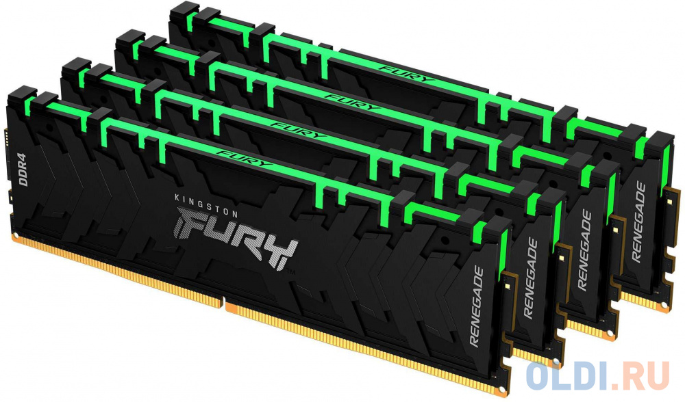 Kingston 32GB 3200MHz DDR4 CL16 DIMM (Kit of 4) FURY Renegade RGB в Москвe