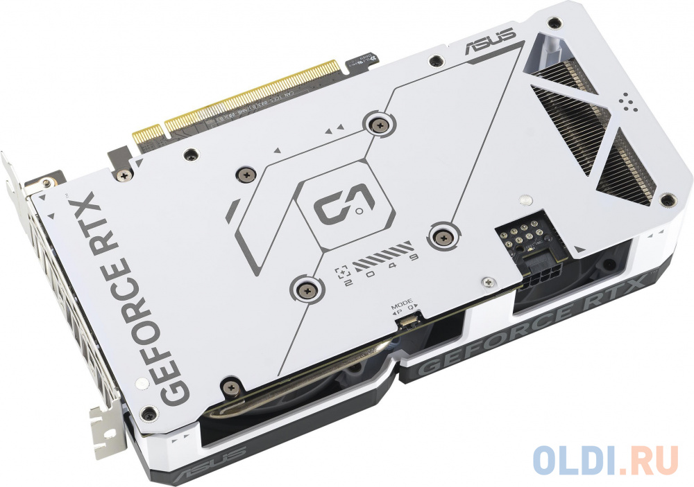 ASUS GeForce RTX 4060 8192Mb, Dual OC 8G White (Dual-RTX4060-O8G-White) 1xHDMI, 3xDP, Ret в Москвe