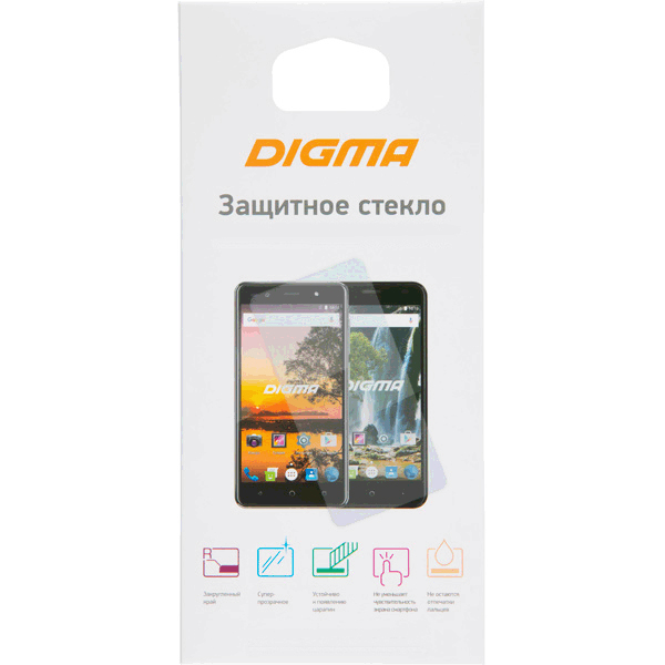 Стекло защитное Digma для Apple iPhone 12/12 Pro прозрачная 1шт. (DGG1AP12PA) в Москвe