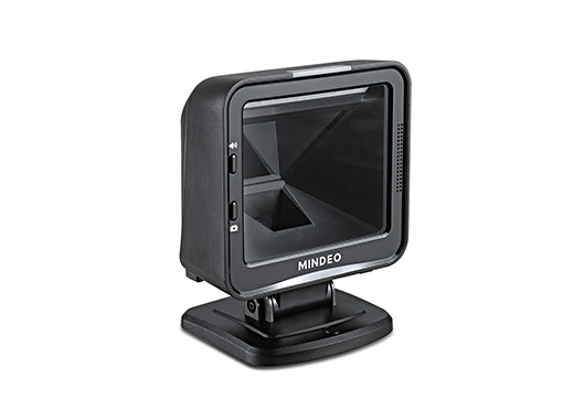 Сканер штрих-кода Mindeo MP8600, стационарный, Area Image, USB/RS-232, 1D/2D, подставка, черный, 2 м