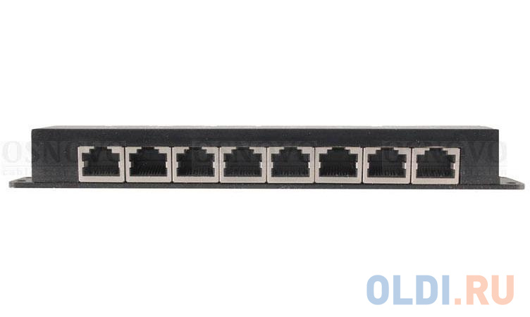 PoE-инжектор Osnovo Midspan-8/P пассивный на 8 портов