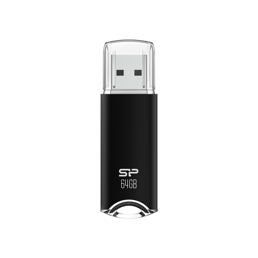 Флешка 64Gb USB 2.0 Silicon Power Helios H02, черный (SP064GBUF2H02V1K)