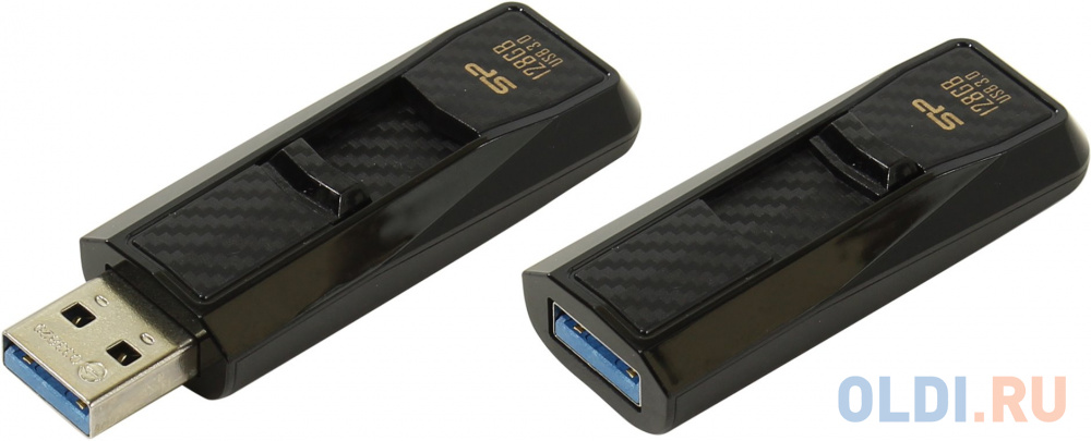 Флешка USB 128Gb Silicon Power Blaze B50 USB3.0 SP128GBUF3B50V1K черный в Москвe