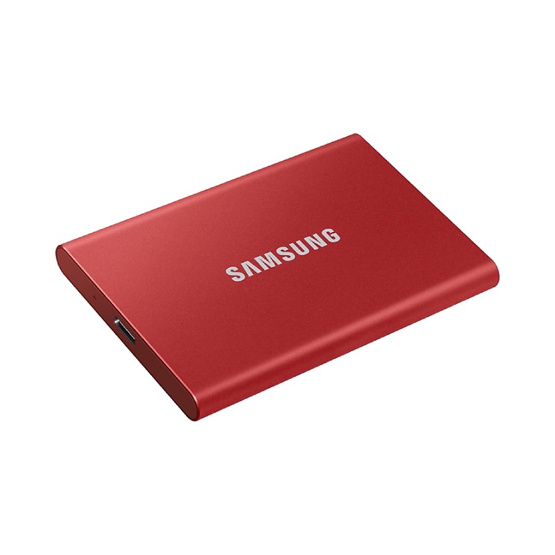 Твердотельный накопитель Samsung Portable T7 500Gb Red MU-PC500R/WW