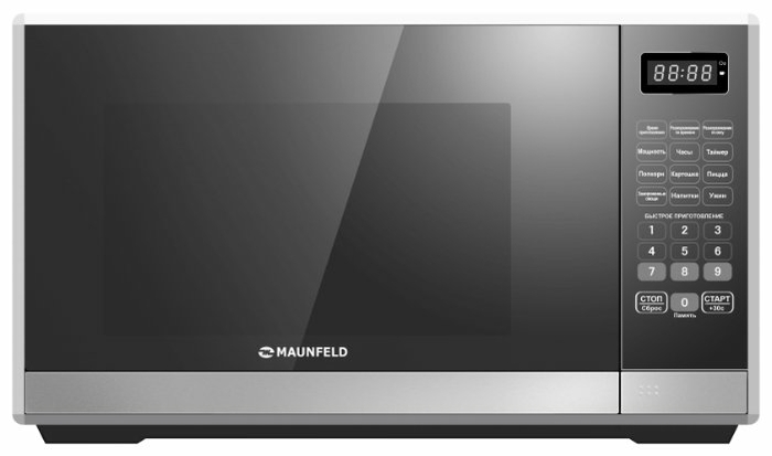 Микроволновая печь Maunfeld MFSMO.20.7SGB 20л, 700Вт, черный/серебристый (MFSMO.20.7SGB)