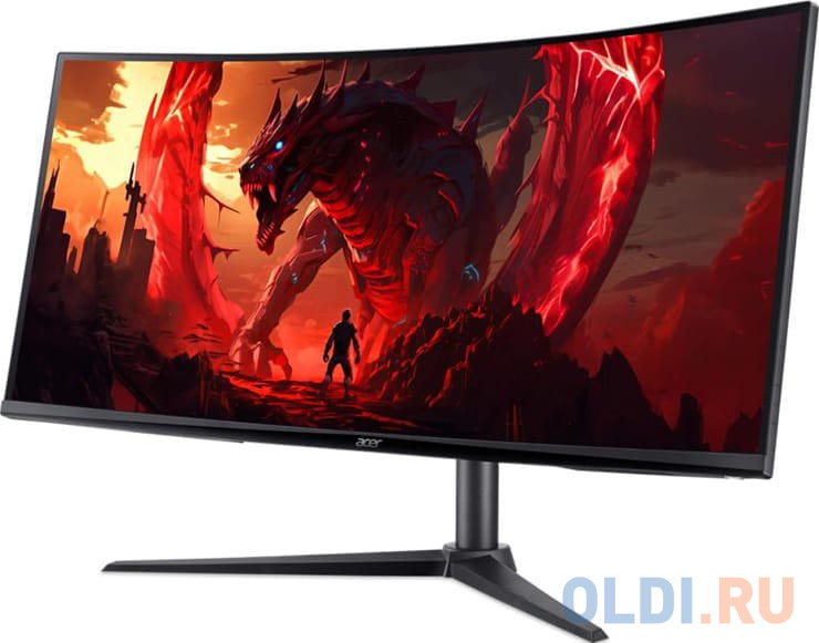 34'' ACER Nitro XZ342CUV3bmiiphx,ZeroFrame,Curved 1500R Black,21:9,VA,3440x1440,1ms,400cd,180Hz,2xHDMI(2.0)+1xDP(1.4)+SPK+Audio out,Speakers