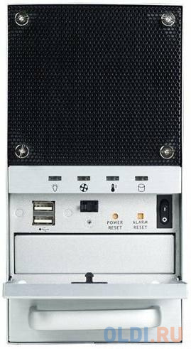 Серверный корпус mini-ITX Advantech IPC-6025BP-27ZE 270 Вт серебристый чёрный