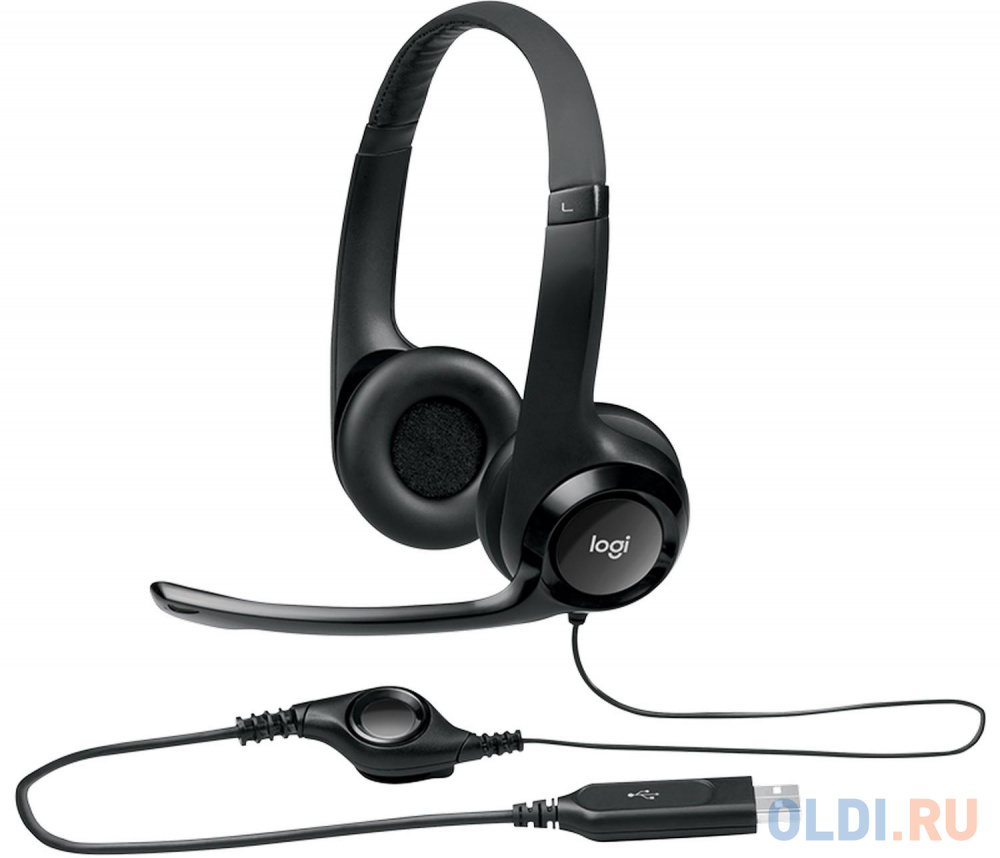 (981-000406) Гарнитура Logitech Headset H390 USB