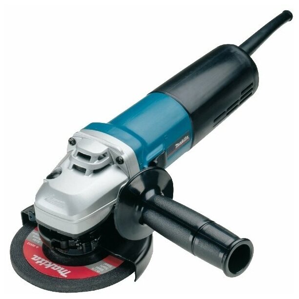 УШМ (болгарка) Makita 9565HRZ, сетевая, 1.1 кВт, 12.5 см, 12000 об/мин, регулировка частоты вращения, 2.4 кг (9565HRZ)