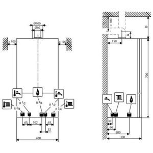 Настенный газовый котел BUDERUS Logamax U072-24 (7736900190RU)