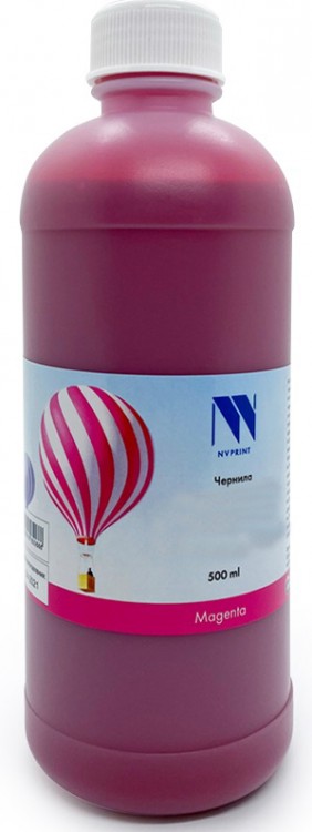 Чернила NV-Print NV-INK500U, 500 мл, пурпурный, совместимые, водные для Сanon/Epson/НР/Lexmark универсальные (NV-INK500UM)