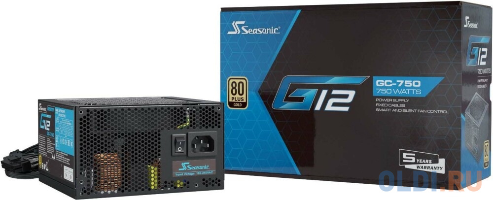 Блок питания Seasonic ATX 750W G12 GC-750 SSP-750RT2