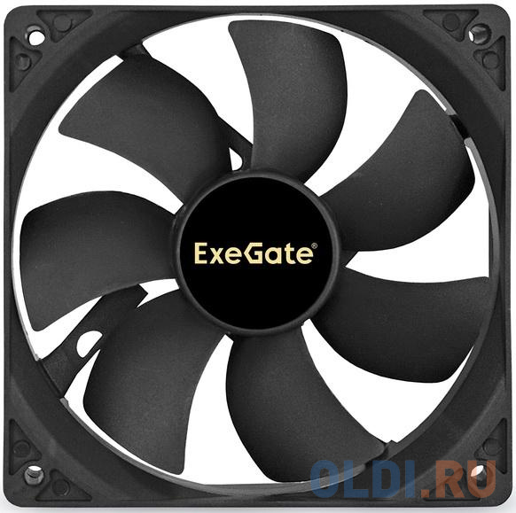 Exegate EX283386RUS Вентилятор ExeGate ExtraPower EP12025B3P, 120x120x25 мм, двойной шарикоподшипник, 3pin, 1600RPM, 25dBA