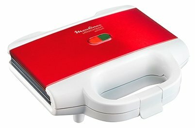 Сэндвичница Moulinex Ultracompact SM159530 700 Вт, красный/белый (1500636094)