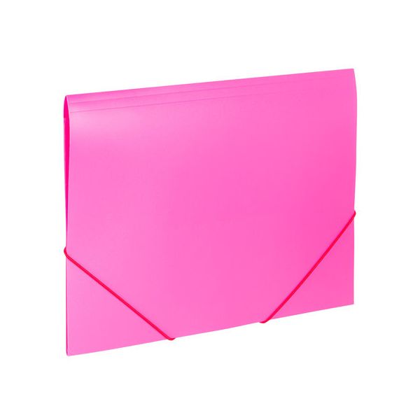 Папка на резинках BRAUBERG Office, розовая, до 300 листов, 500 мкм, 228083, (10 шт.)