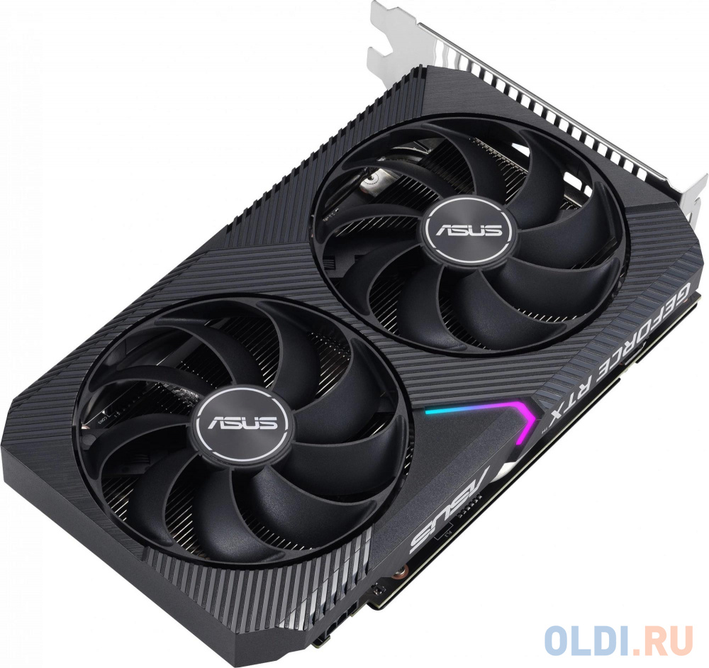 Видеокарта Asus PCI-E 4.0 DUAL-RTX3050-8G-V2 NVIDIA GeForce RTX 3050 8Gb 128bit GDDR6 1777/14000 HDMIx1 DPx3 HDCP Ret в Москвe