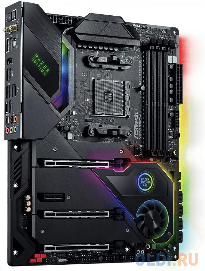 Материнская плата ASRock X570 TAICHI RAZER EDITION Socket AM4 AMD X570 4xDDR4 3xPCI-E 16x 1xPCI-E 1x 8 ATX Retail