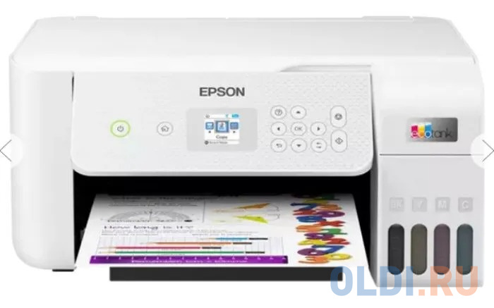 МФУ струйный Epson EcoTank L3266 (C11CJ66416) A4 WiFi белый в Москвe