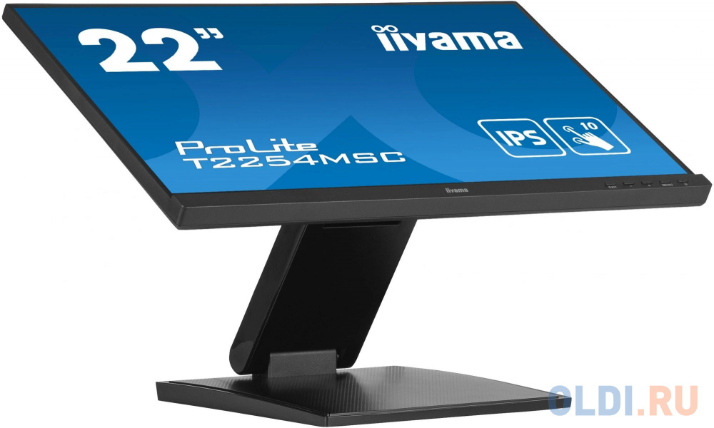 Монитор Iiyama 21.5" ProLite T2254MSC-B1AG черный IPS LED 16:9 HDMI M/M глянцевая HAS 250cd 178гр/178гр 1920x1080 60Hz DP FHD USB Touch 4.9кг