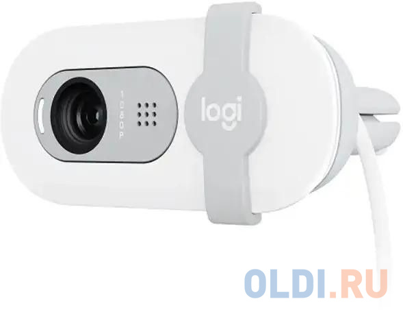 Камера Web Logitech HD Webcam Brio 100 Full белый 2Mpix (1920x1080) USB Type-C с микрофоном (960-001618) в Москвe